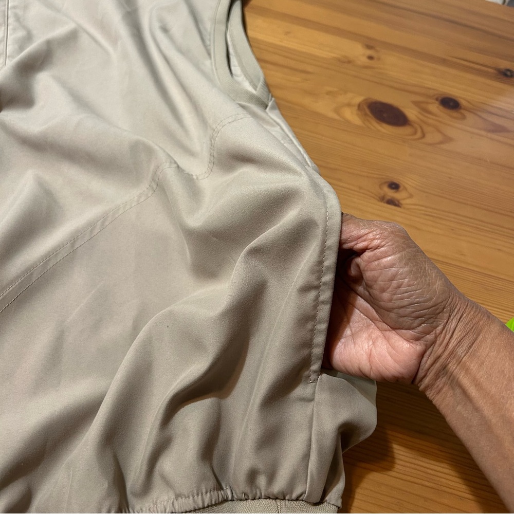Zero Restriction Golf Outerwear Tan Microfiber Men’s Pullover Vest Size Large - Picture 4 of 7